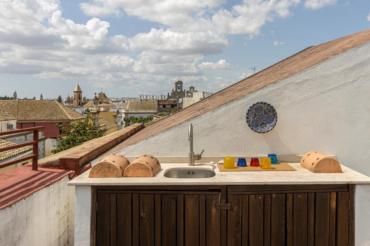 Top Atico Plaza Del Arenal - Gran Terraza - Vistas - Solarium ヘレス エクステリア 写真